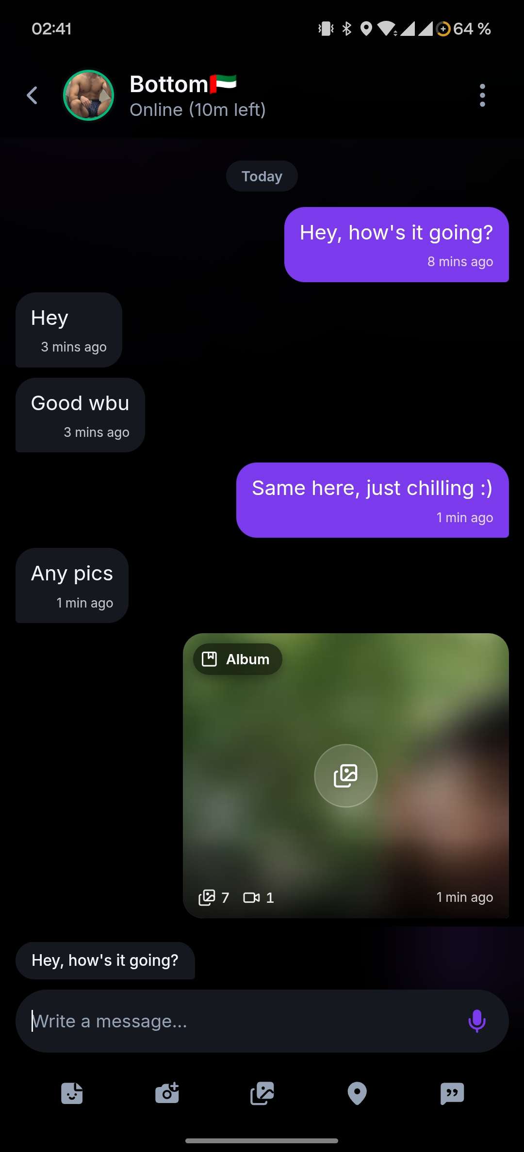 Free Grind: Chats that stay